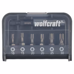 wolfcraft GmbH 1216000 embout de tournevis 6 pièce(s)
