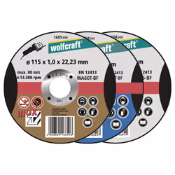 wolfcraft GmbH 1 disque à tronçonner pour coupes fines