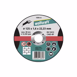 wolfcraft GmbH 1 disque à tronçonner pour coupes fines