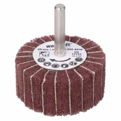 wolfcraft GmbH 1 roue abrasive en fibre non tissée et lamelles