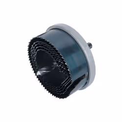 wolfcraft GmbH scie cloche standard, Régler, Perceuse, Cloison sèche, Panneau, Bois, Noir, Métal, Tige hexagonale