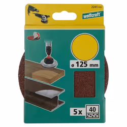 wolfcraft GmbH 2241100 Accessoire de ponceuse 5 pièce(s) Disque de ponçage