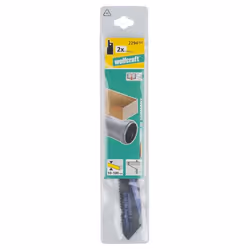 wolfcraft GmbH 2294000 Lame de scie sauteuse, à chantourner et sabre Lames de scie sabre Acier C-V (Chrome-Vanadium) 2 pièce(s)
