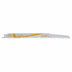 wolfcraft GmbH 2295000, Lames de scie sabre, Bois, Acier C-V (Chrome-Vanadium), 21 cm, 5 mm, 18 cm
