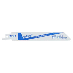 wolfcraft GmbH 2297000 Lame de scie sauteuse, à chantourner et sabre Lames de scie sabre Bimétal 2 pièce(s)