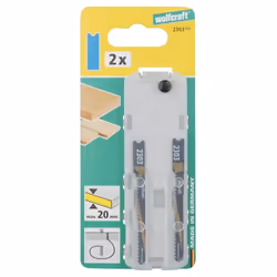 wolfcraft GmbH 2303000 Lame de scie sauteuse, à chantourner et sabre Lames de scie sauteuse Acier fin au carbone 2 pièce(s)