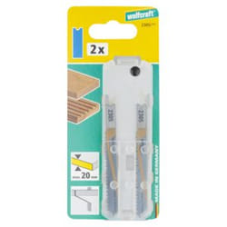 wolfcraft GmbH 4006885230507 Lame de scie sauteuse, à chantourner et sabre Lames de scie sauteuse Acier fin au carbone 2 pièce(s)