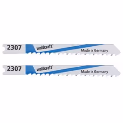 wolfcraft GmbH 4006885230804, Lames de scie sauteuse, Aluminium, Acier, Acier rapide, Gris, Jaune, 6 cm, 3 mm