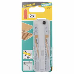 wolfcraft GmbH 2365000 Lame de scie sauteuse, à chantourner et sabre Lames de scie sauteuse Acier rapide 5 pièce(s)