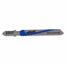 wolfcraft GmbH 2367000, Lames de scie sauteuse, Aluminium, Plaque d'acier inoxydable (fine), Acier rapide, 5 cm, 2 mm, 6 mm