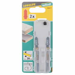 wolfcraft GmbH 2383000, Lames de scie sauteuse, Panneau aggloméré, Laminé, Parquet, Contre-plaqué, Bois tendre, Acier fin au ...
