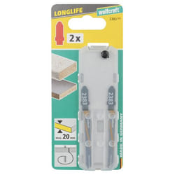 wolfcraft GmbH 2383000 Lame de scie sauteuse, à chantourner et sabre Lames de scie sauteuse Acier fin au carbone 2 pièce(s)