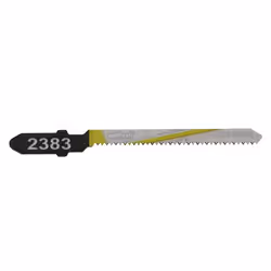 wolfcraft GmbH 2393000, Lames de scie sauteuse, Panneau aggloméré, Laminé, Parquet, Contre-plaqué, Bois tendre, Acier fin au ...
