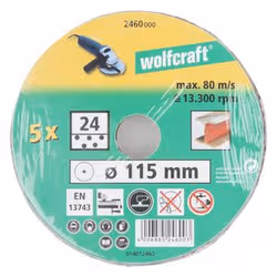 wolfcraft GmbH 4006885246706 fourniture de ponçage et de meulage rotatif Métal Disque de ponçage - Vue supplémentaire 2