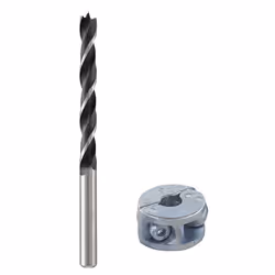 wolfcraft GmbH 2732000, Foret hélicoïdal, Rotation vers la droite, 8 mm, Contre-plaqué, Fibre de bois, Bois, Panneau agglomér ...