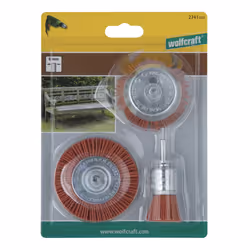 wolfcraft GmbH 1 kit de brosses nylon