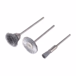 wolfcraft GmbH 1 jeu de mini-brosses en inox