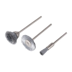 wolfcraft GmbH 1 jeu de mini-brosses en inox