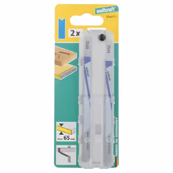 wolfcraft GmbH 3544000, Lames de scie sauteuse, Bois dur, Métal non Ferreux, Plastique, Bois tendre, Acier inoxydable, Plaque ...