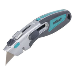 wolfcraft GmbH 4106000 couteau à lame rétractable Bleu, Gris, Métallique Couteau rasoir