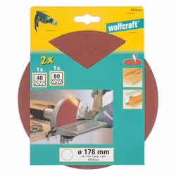 wolfcraft GmbH 4756000 Accessoire de ponceuse 2 pièce(s) Disque de ponçage - Vue supplémentaire 4