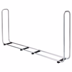 wolfcraft GmbH Stockeur de bûches, Range-bûches, Acier, Noir, Gris, 1,17 m³, 25 - 50 cm, 1720 mm