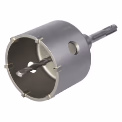 wolfcraft GmbH 5459000, Marteau perforateur, Foret coupe circulaire, Rotation vers la droite, 5 cm, 70 mm, Ciment aéré, Briqu ...