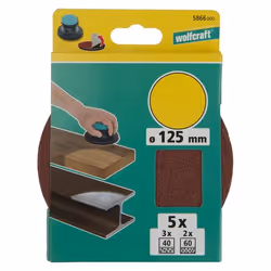 wolfcraft GmbH 5867000 Accessoire de ponceuse 5 pièce(s) Disque de ponçage - Vue supplémentaire 7