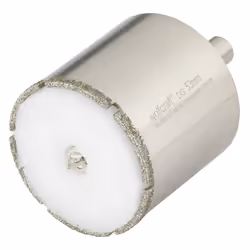wolfcraft GmbH 5930000, Perceuse, Foret coupe circulaire, Rotation vers la droite, 6,5 cm, Porcelaine, Grès cérame fin, Marbr ...