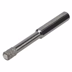 wolfcraft GmbH 5990000, Perceuse, Mèche de perçage au diamant, Rotation vers la droite, 5 mm, 80 mm, Grès cérame fin, Carrela ...