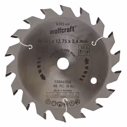 wolfcraft GmbH 1 lame de scie circulaire