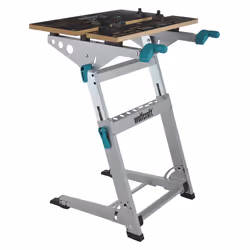 wolfcraft GmbH Établi de serrage et de support machine MASTER 700, Établi portable, Panneaux MDF, Multicolore, 150 kg, 0 - 70 ...
