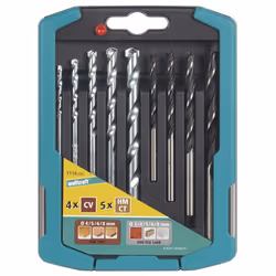 wolfcraft GmbH 1 assortiment de forets