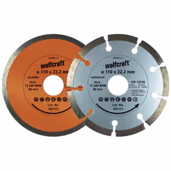 wolfcraft GmbH 1 lot de disques diamant