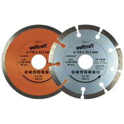 wolfcraft GmbH 1 lot de disques diamant