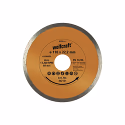 wolfcraft GmbH 1 lot de disques diamant