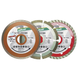 wolfcraft GmbH 1 lot de disques diamant