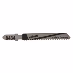 wolfcraft GmbH 8434000, Lames de scie sauteuse, Aluminium, Plaque d'acier inoxydable (fine), Acier rapide, 5 cm, 2 mm, 4 mm