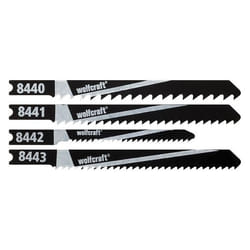 wolfcraft GmbH 8440000 Lame de scie sauteuse, à chantourner et sabre Lames de scie sauteuse Acier fin au carbone 10 pièce(s)
