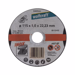 wolfcraft GmbH 3 disques à tronçonner