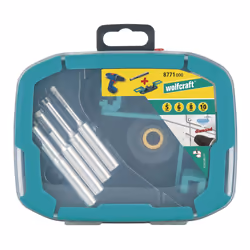 wolfcraft GmbH coffret de forets diamant carrelage avec guide