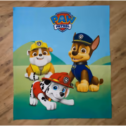 HERDING Paw Patrol plaid 130 x 160 cm Polyester Multicolore