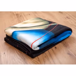 HERDING 7559205035 plaid 130 x 160 cm Polyester Beige, Noir, Bleu, Marron