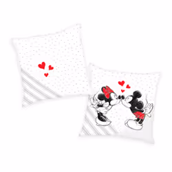 HERDING 5478480003, Noir, Rouge, Blanc, Carré, Polyester, Coussin décoratif