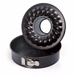 Kaiser 23.0062.1067, Moule à charnière, Rond, 3,45 L, Noir, Fer blanc, Allemagne