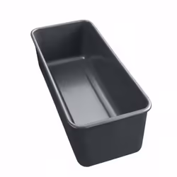 Kaiser 23.0063.7129, Moule à gâteau, Rectangulaire, 1,8 L, 250 °C, Noir, Acier