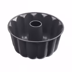 Kaiser 7637167, Moule à pudding, Rond, 3,6 L, Noir, Acier, 24 cm
