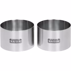 Dessert-und Vorspeisenring Piccantini Ø8cm Edelstahl 2er Satz Hauteur 15 cm Mélange de matériaux Acier inoxydable Diamètre 8  ...