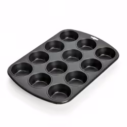Kaiser 23.0064.6206, Moule à muffins, Ovale, Surface plate, 230 °C, Noir, Fer