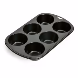 Kaiser 23.0064.6213, Moule à muffins, Rectangulaire, Noir, Fer, 180 mm, 290 mm
